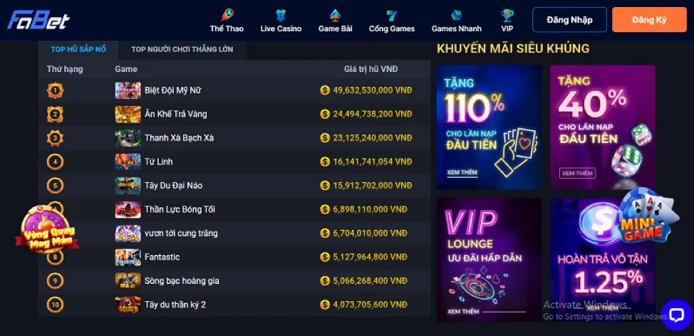 Khuyến Mãi Sự Kiện cf68 win